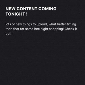 NEW CONTENT COMING NOW!